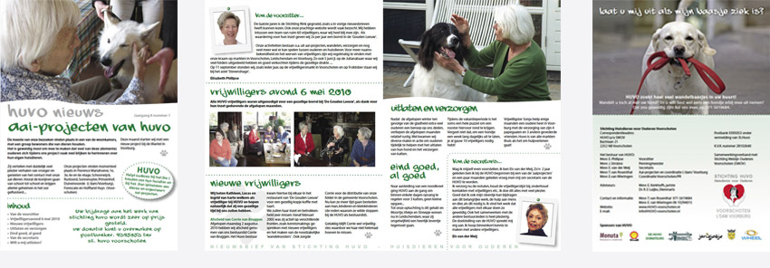 nieuwsbrief van HUVO