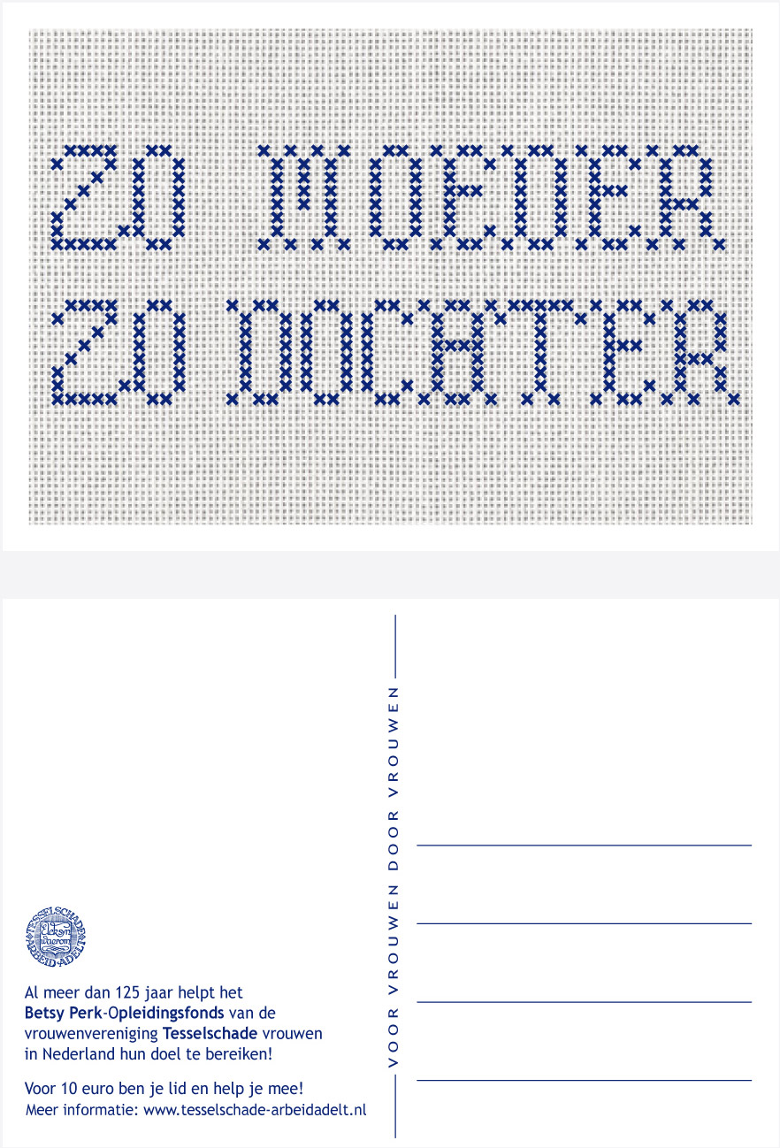 ansichtkaart Tesselschade idee ontwerp productie