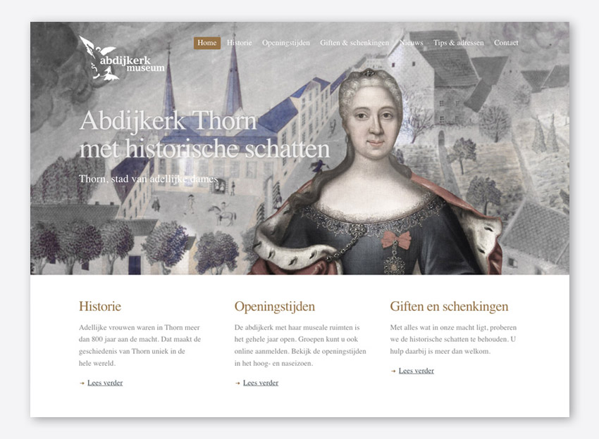 website abdijkerk Thorn