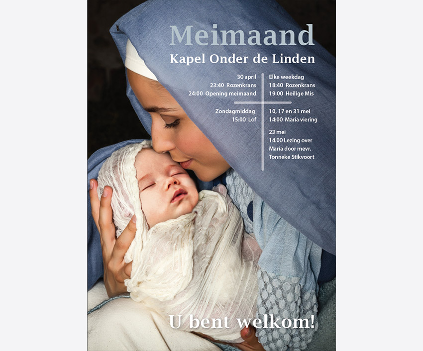 poster abdijkerk Thorn maria meimaand