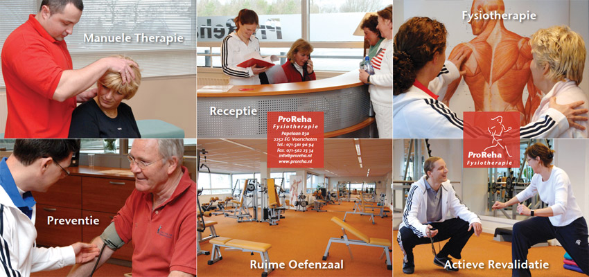 buitenkant brochure van ProReha