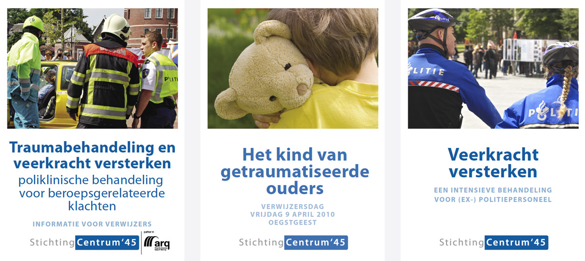 brochures van Stichting Centrum '45