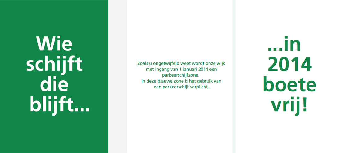 parkeerkaart van Teeuwen Verzekeringen