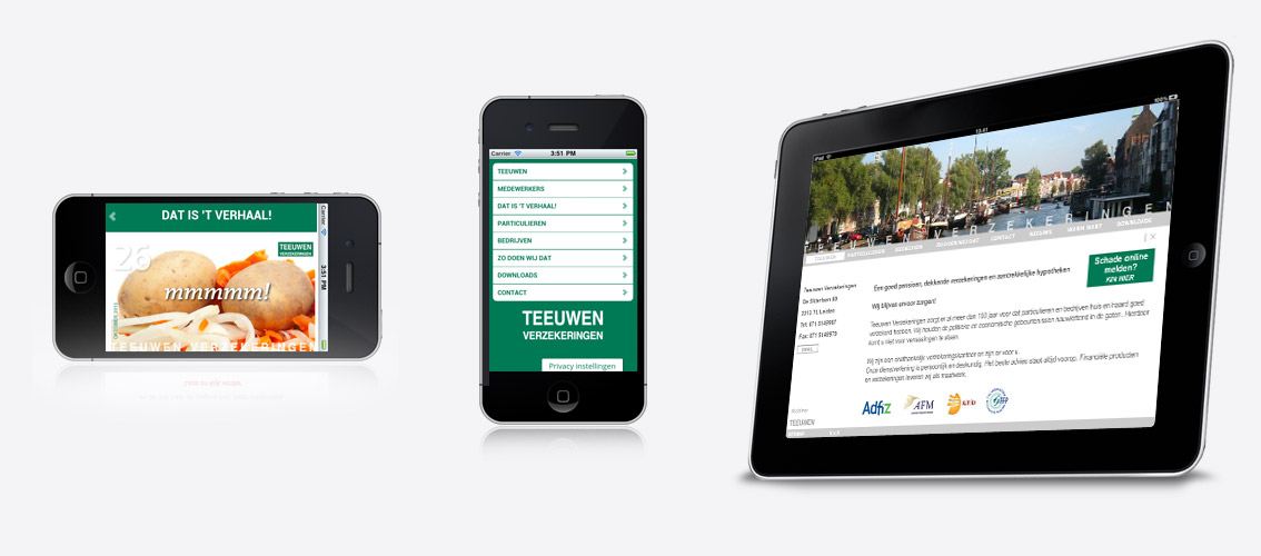 website van Teeuwen Verzekeringen