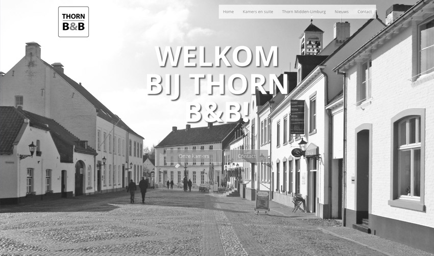 website ontwerp Thorn B&B