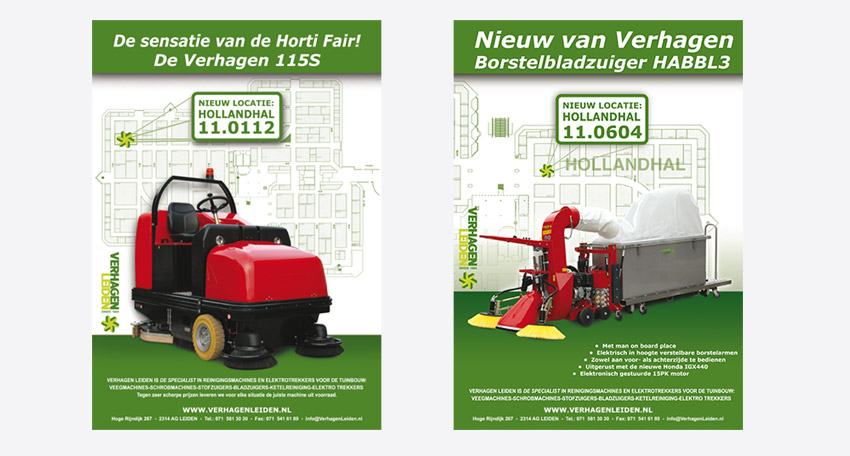 advertenties ontwerp en productie